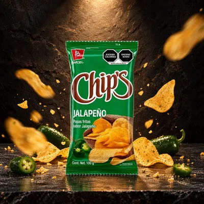 Chip's Jalapeño Barcel 36 g
