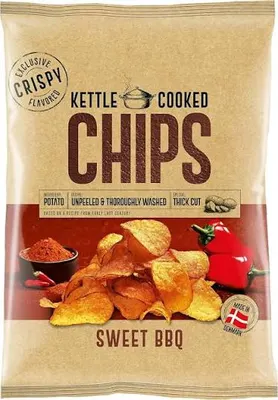 Chips Sweet BBQ Kettle Cooked 150 g