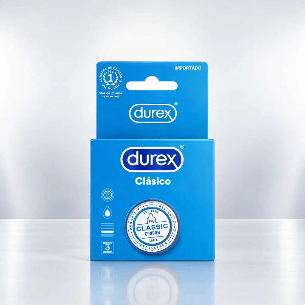 Durex Clásico 3 unidades