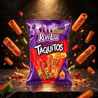Rumba Taquitos Chile Explosivo 80 g
