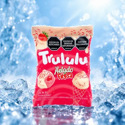 Helado de Fresa Gomitas Trululu 54 g