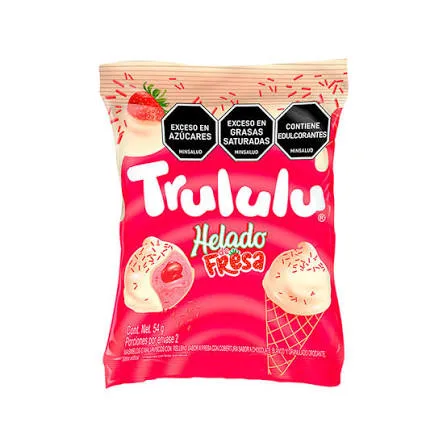 Helado de Fresa Gomitas Trululu 54 g