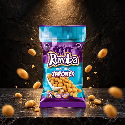 Maní japonés natural Rumba 80 g