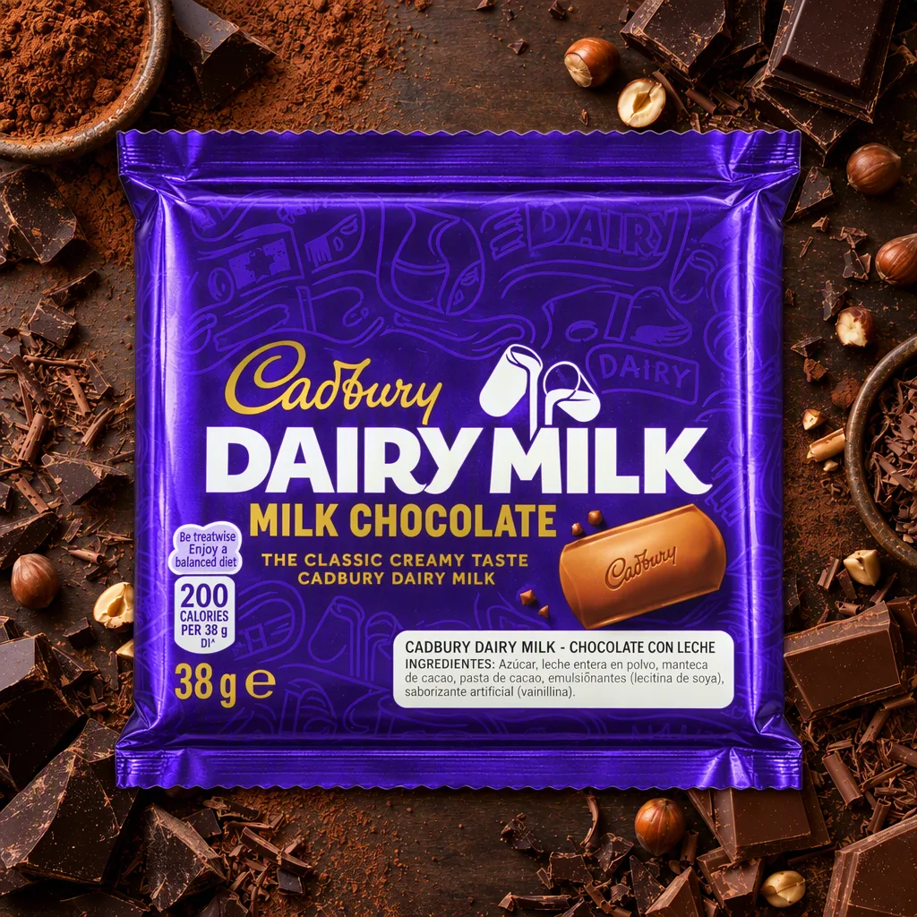 Cadbury Chocolate con Leche 38 g