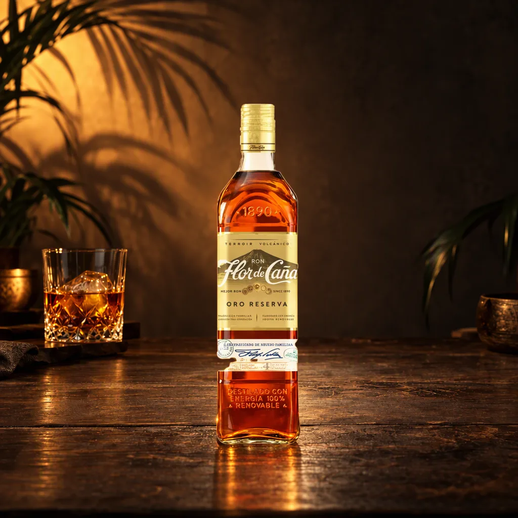 Ron Flor de Caña Oro Reserva 4 años 375 ml