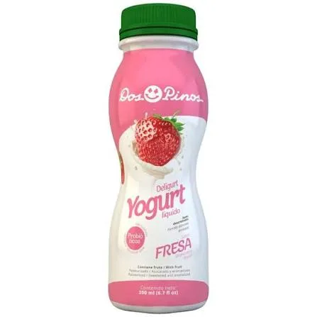 Yogurt Fresa Dos Pinos 200 ml
