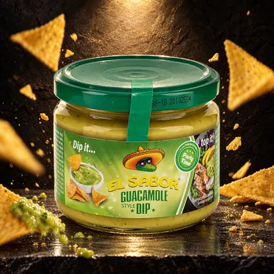 Salsa Dip Guacamole El Sabor 300 g