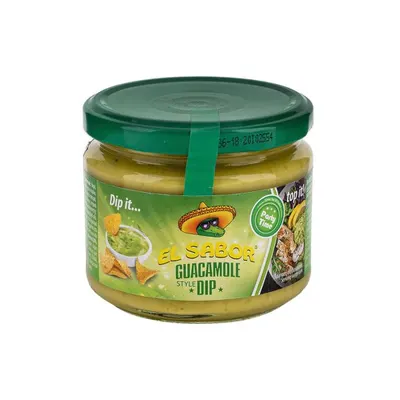 Salsa Dip Guacamole El Sabor 300 g