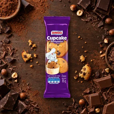 Cupcake Sabor con Pasas Bimbo 80 g