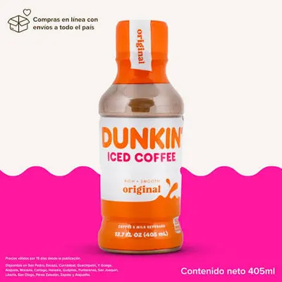 Café frío Original Dunkin' 405 ml