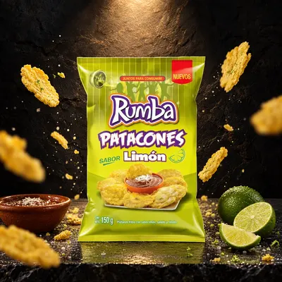 Rumba Patacones Sabor Limón 150 g