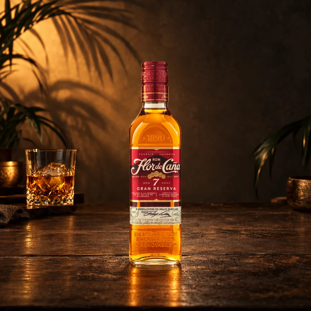 Flor de Caña Shot Gran Reserva 7 años 50 ml