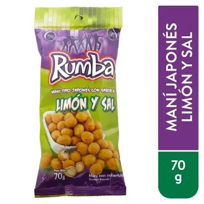 Maní japonés limón y sal Rumba 70 g