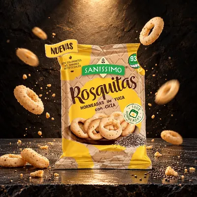 Rosquitas de Yuca con Chía Sanissimo 20 g