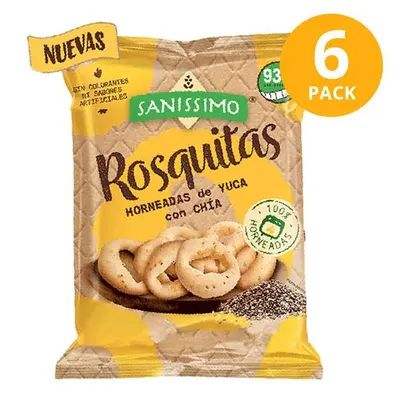 Rosquitas de Yuca con Chía Sanissimo 20 g