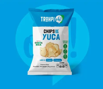 Chips de Yuca Trohpi Oh! Gluten Free 35 g