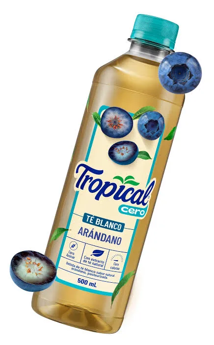 Tropical Té Blanco Arándano Cero 500 ml