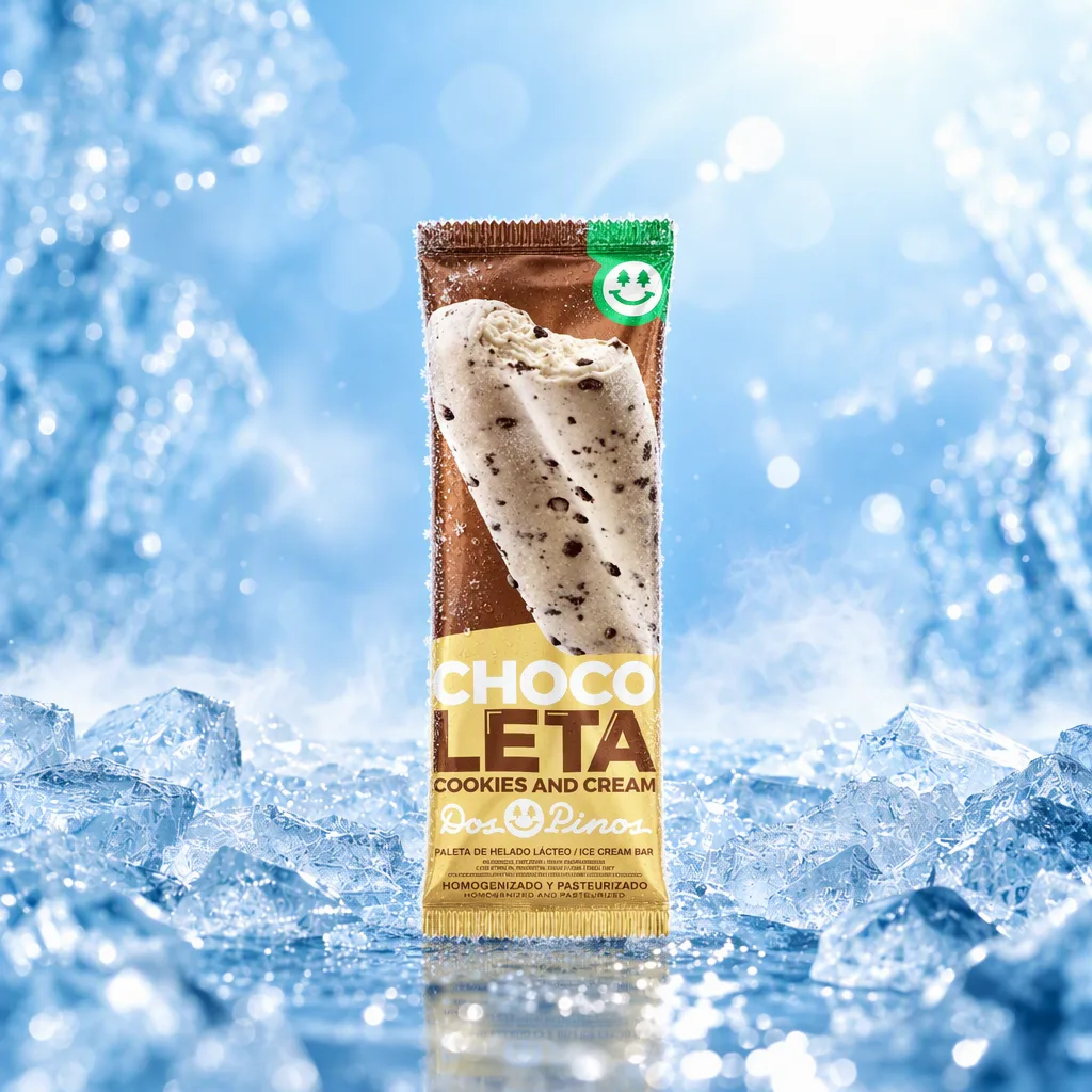 Helado Chocoleta Cookies & Cream Dos Pinos 98 g