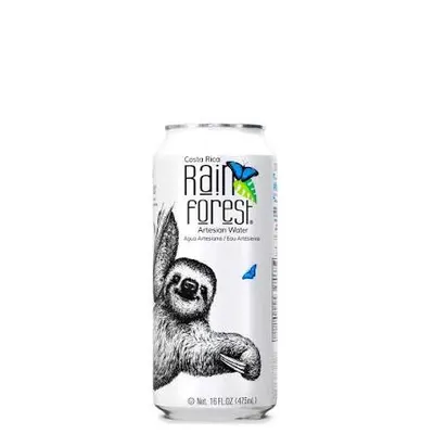 Agua Rain Forest Perezoso 475 ml