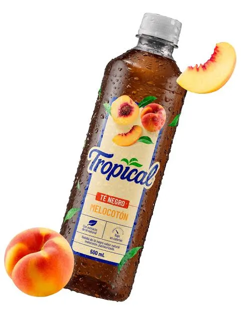 Tropical Té Negro Melocotón Cero 500 ml