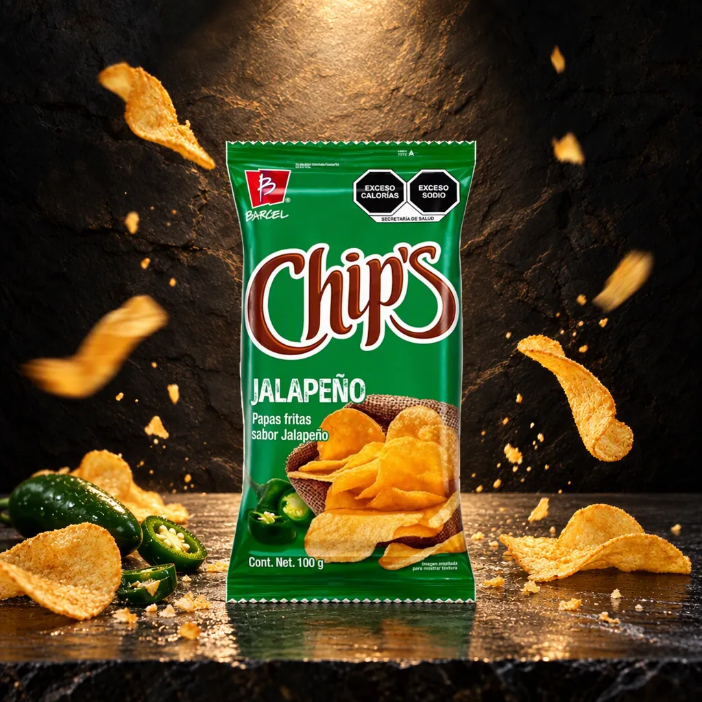 Chip's Jalapeño Barcel 170 g