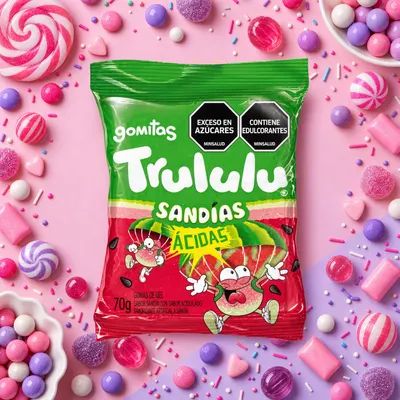 Trululu Sandías Ácidas 70 g