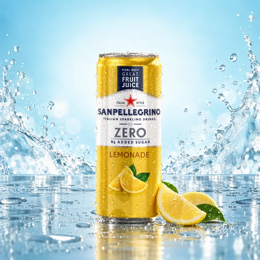 Agua gasificada Sanpellegrino Limonade sin azúcar 330 ml