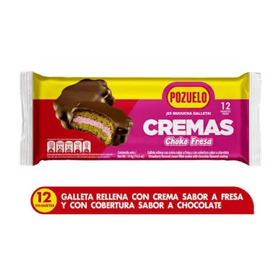 Cremas Choko Fresa Pozuelo 34 g