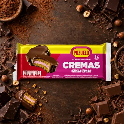 Cremas Choko Fresa Pozuelo 34 g