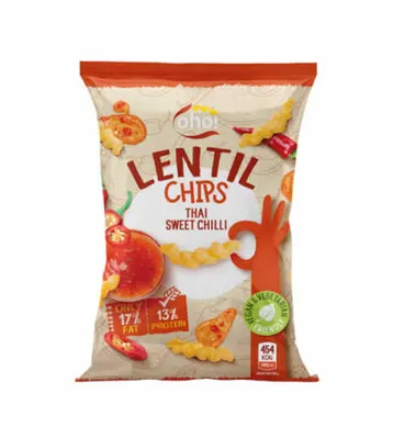 Lentil Chips Maple Bacon vegano 100 g