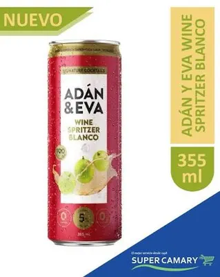 Adán & Eva Wine Spritzer Blanco 355 ml