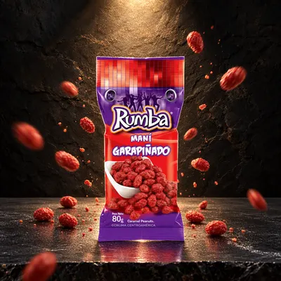 Maní garapiñado Rumba 80 g