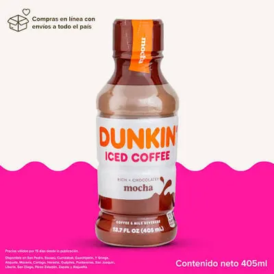 Café frío Mocha Dunkin' 405 ml