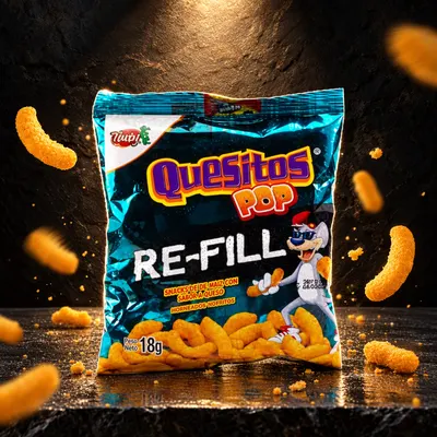 Tosty Quesitos Pop Re-fill 16 g