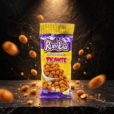 Maní japonés picante Rumba 80 g