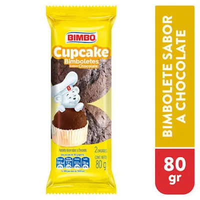 Cupcake Sabor Chocolate Bimbo 80 g