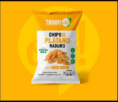 Chips de Plátano Maduro Trohpi Oh! Gluten Free 35 g