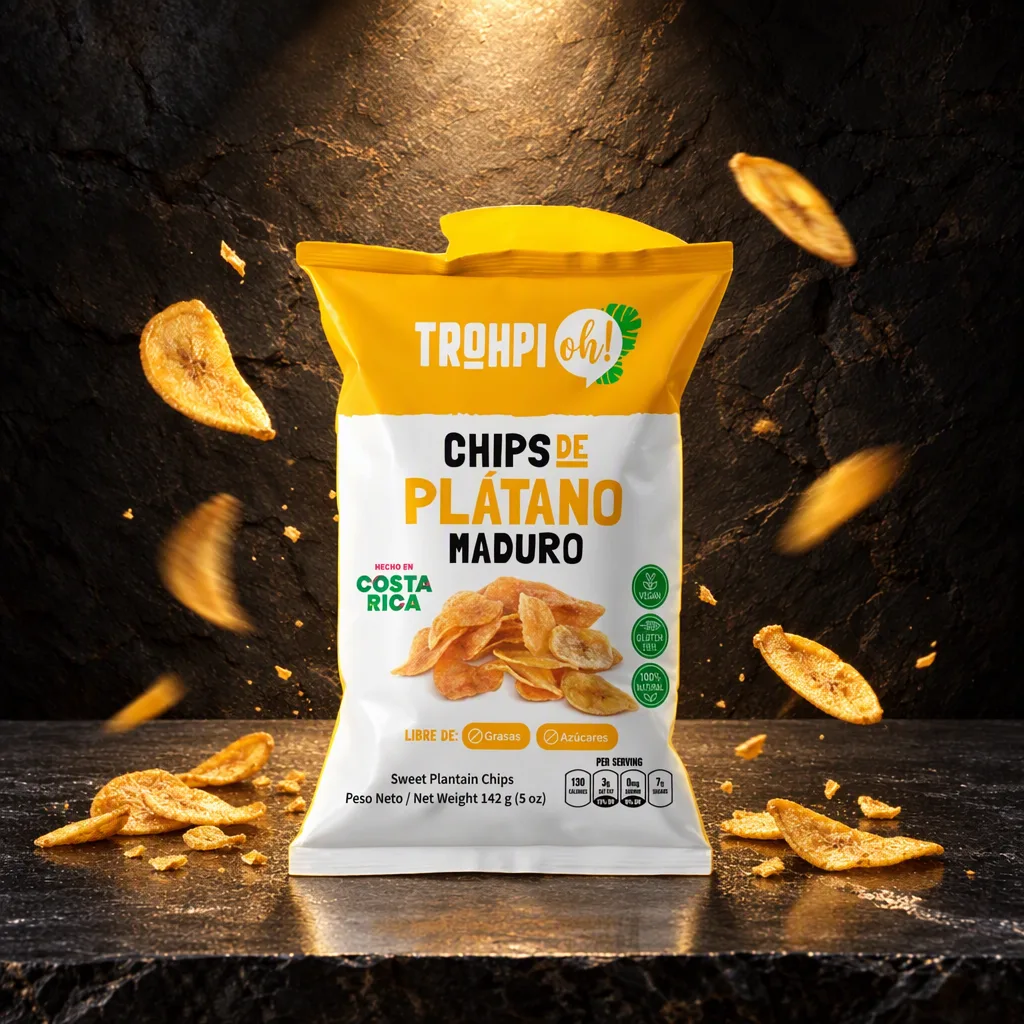 Chips de Plátano Maduro Trohpi Oh! Gluten Free 35 g