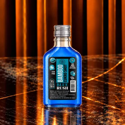 Bamboo Blue Rush guaro shot 125 ml