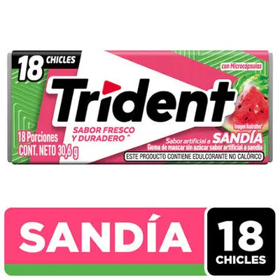 Trident Sandía 18 chicles 30.6 g