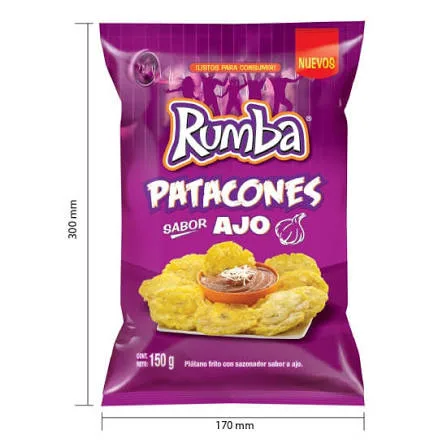 Rumba Patacones Sabor Ajo 150 g