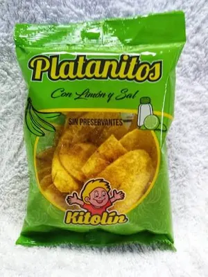 Platanitos con Limón y Sal Kitolin 50 g