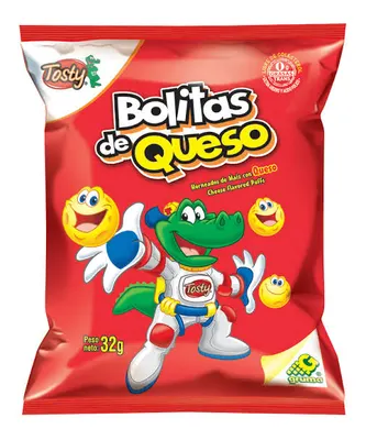 Tosty Bolitas de Queso 32 g